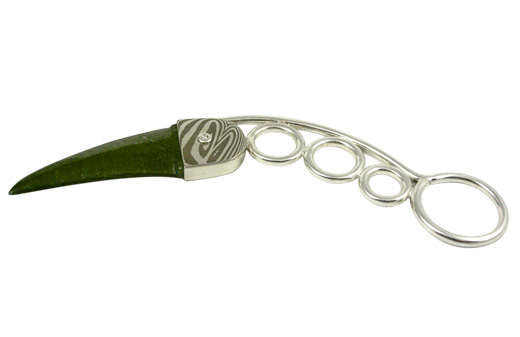 Ancient Future Mokume Gane Karambit