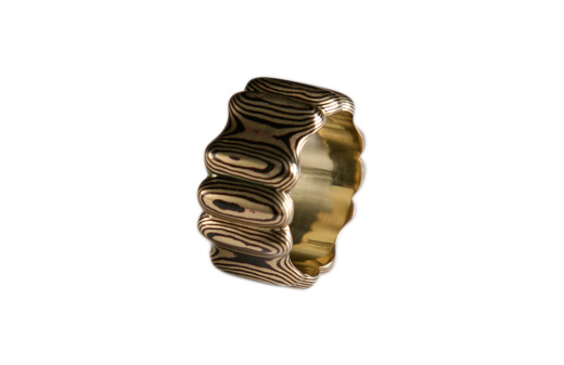 Ancient Future mokume gane ring