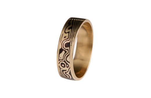 Ancient Future mokume gane ring