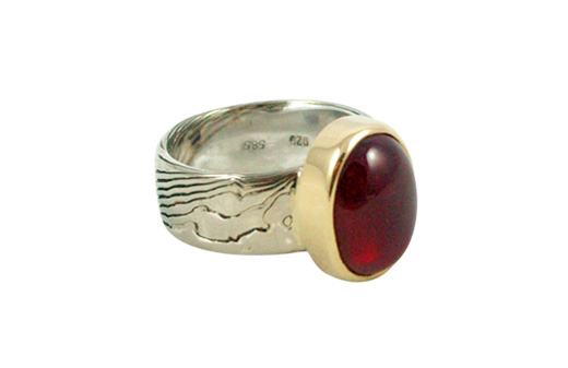 Ancient Future mokume gane ring