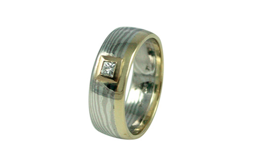 Ancient Future mokume gane rings