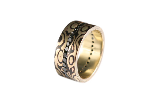 Ancient Future mokume gane ring